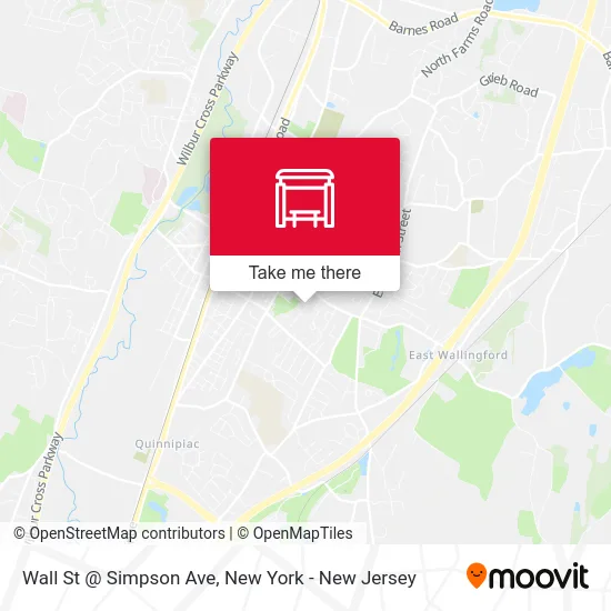 Wall St @ Simpson Ave map