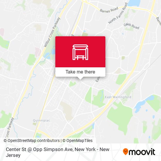 Mapa de Center St @ Opp Simpson Ave