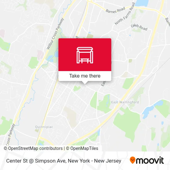 Center St @ Simpson Ave map