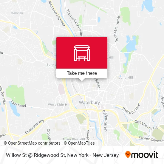 Willow St @ Ridgewood St map
