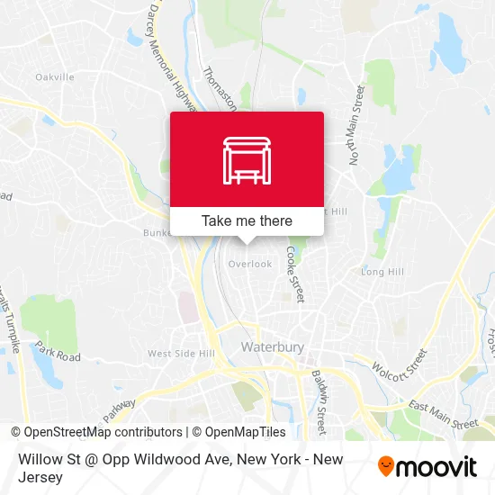 Willow St @ Opp Wildwood Ave map