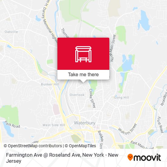 Farmington Ave @ Roseland Ave map