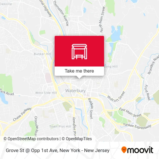 Grove St @ Opp 1st Ave map