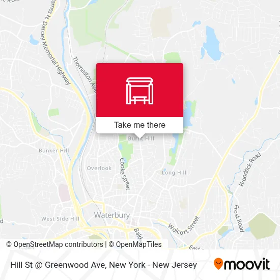 Hill St @ Greenwood Ave map