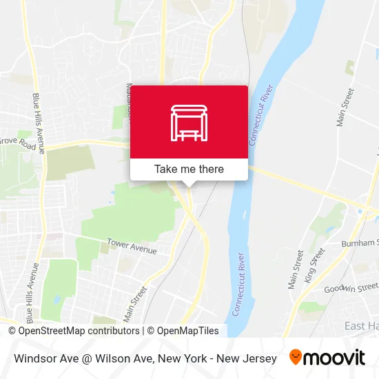 Windsor Ave @ Wilson Ave map