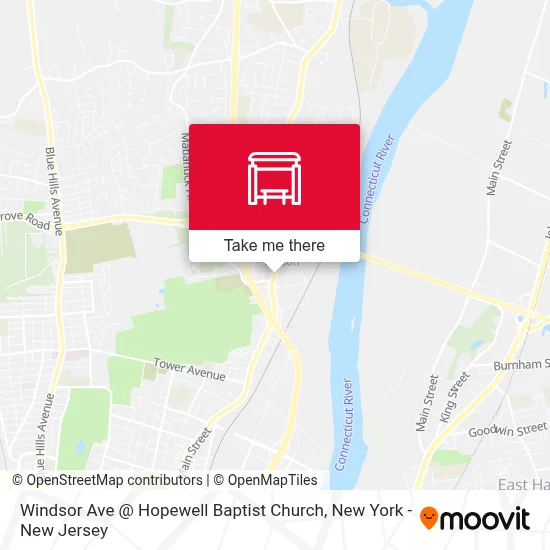 Windsor Ave @ Hopewell Baptist Church map