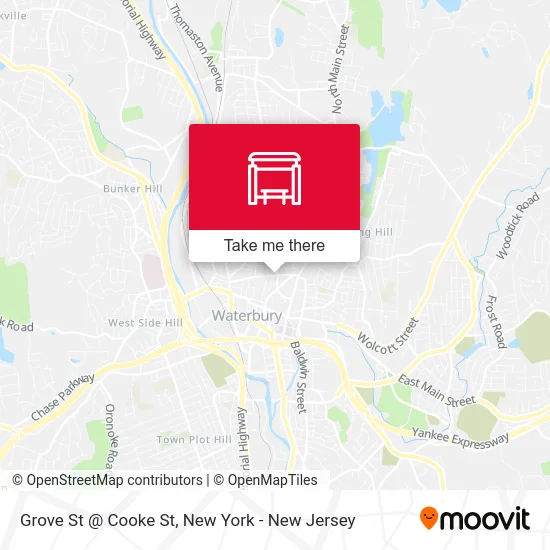 Grove St @ Cooke St map