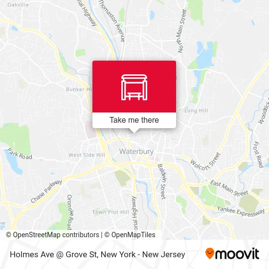 Holmes Ave @ Grove St map