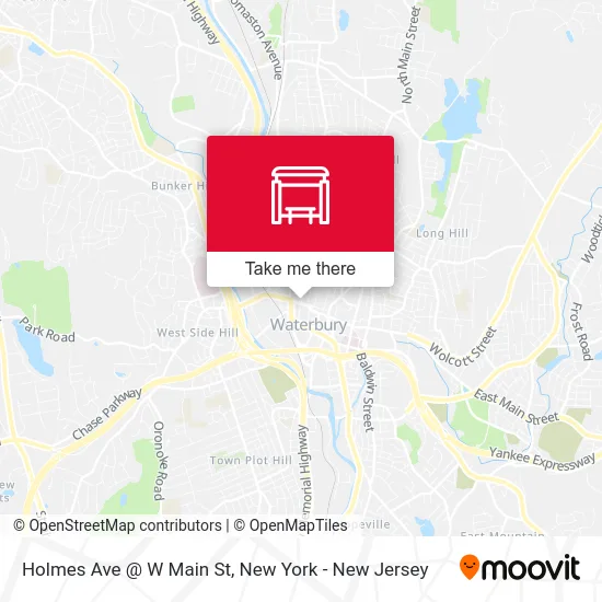 Holmes Ave @ W Main St map