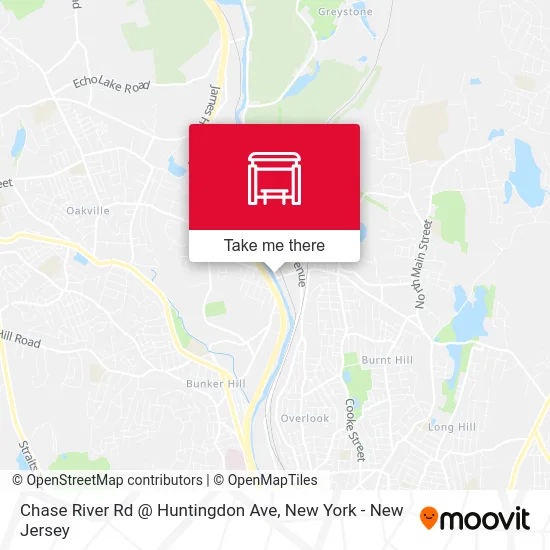Chase River Rd @ Huntingdon Ave map