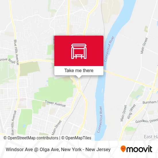 Windsor Ave @ Olga Ave map