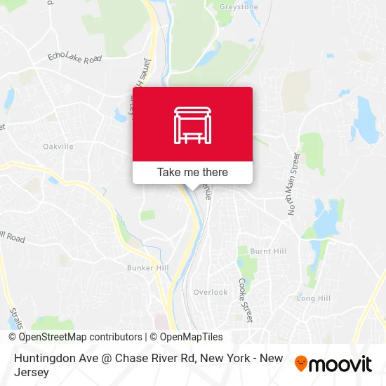 Huntingdon Ave @ Chase River Rd map