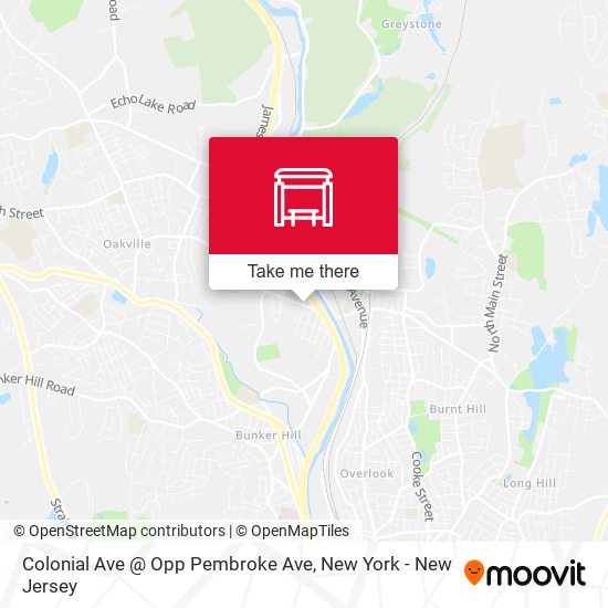 Colonial Ave @ Opp Pembroke Ave map