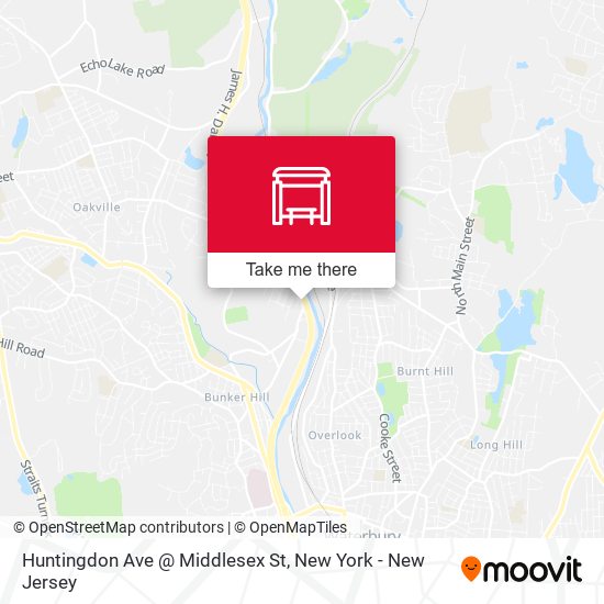 Huntingdon Ave @ Middlesex St map