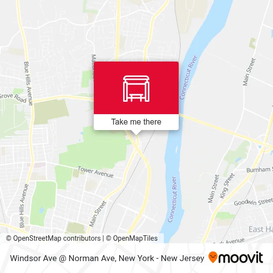 Windsor Ave @ Norman Ave map