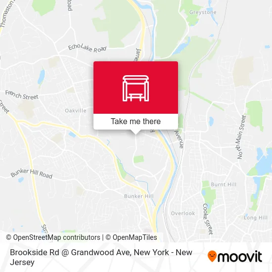 Brookside Rd @ Grandwood Ave map