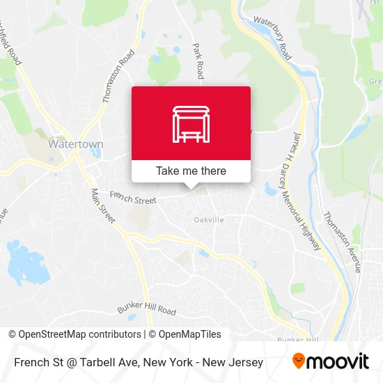 French St @ Tarbell Ave map