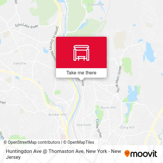 Huntingdon Ave @ Thomaston Ave map