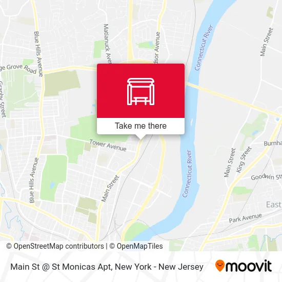 Main St @ St Monicas Apt map