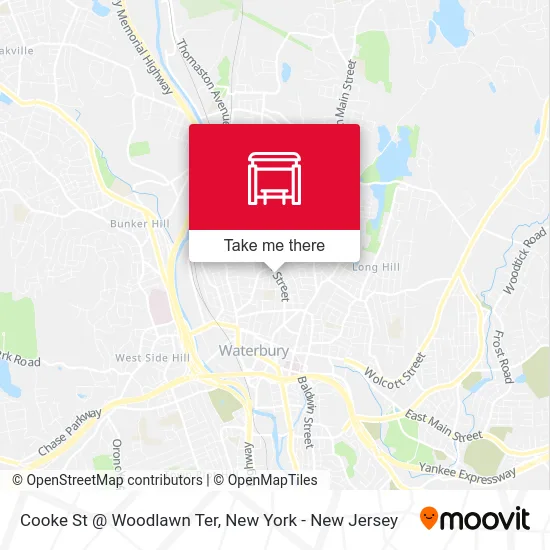 Cooke St @ Woodlawn Ter map