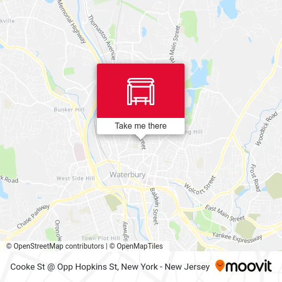 Cooke St @ Opp Hopkins St map