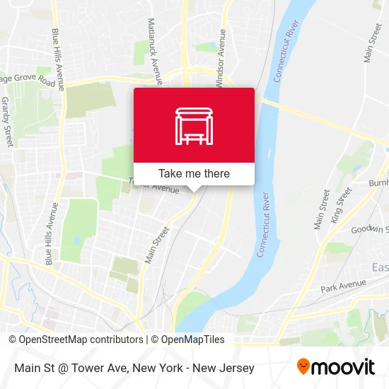 Main St @ Tower Ave map