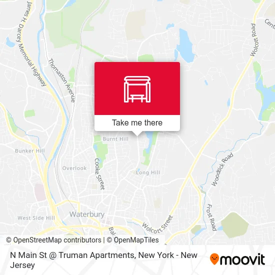 N Main St @ Truman Apartments map