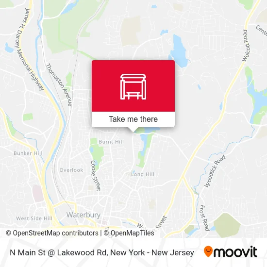N Main St @ Lakewood Rd map
