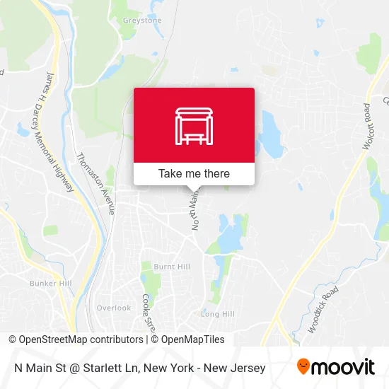 N Main St @ Starlett Ln map