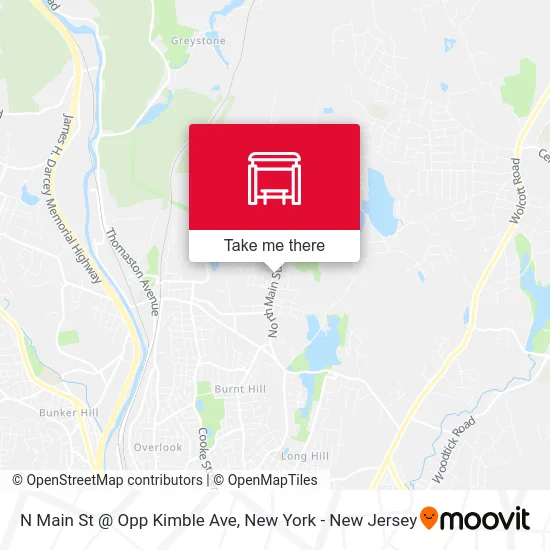 N Main St @ Opp Kimble Ave map