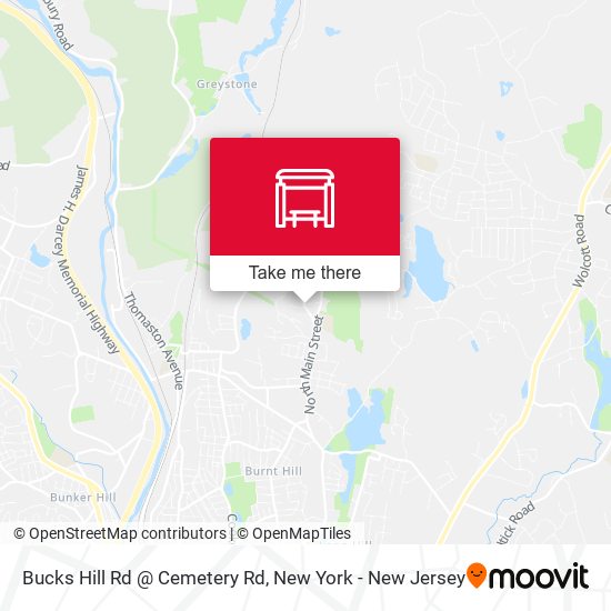 Mapa de Bucks Hill Rd @ Cemetery Rd