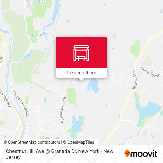 Chestnut Hill Ave @ Granada Dr map