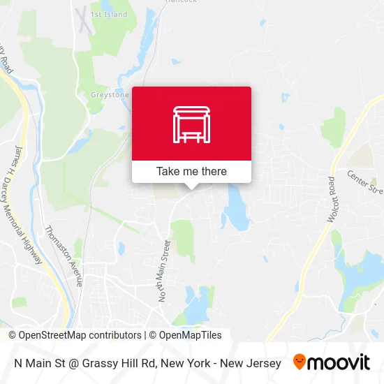 N Main St @ Grassy Hill Rd map