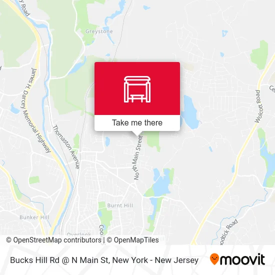 Bucks Hill Rd @ N Main St map