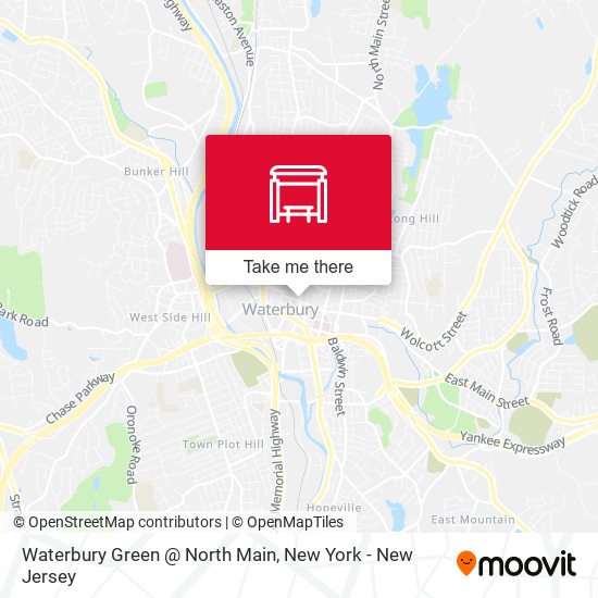 Mapa de Waterbury Green @ North Main