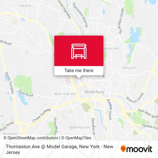 Thomaston Ave @ Model Garage map