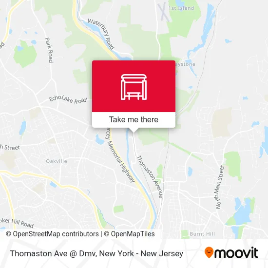 Thomaston Ave @ Dmv map