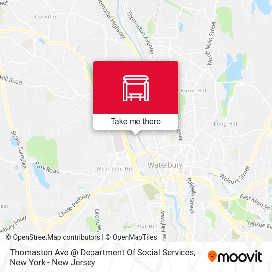 Thomaston Ave @ Department Of Social Services map