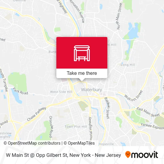 W Main St @ Opp Gilbert St map