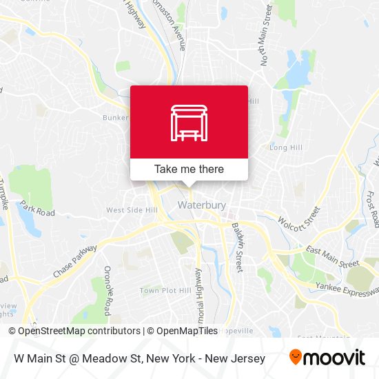 Mapa de W Main St @ Meadow St