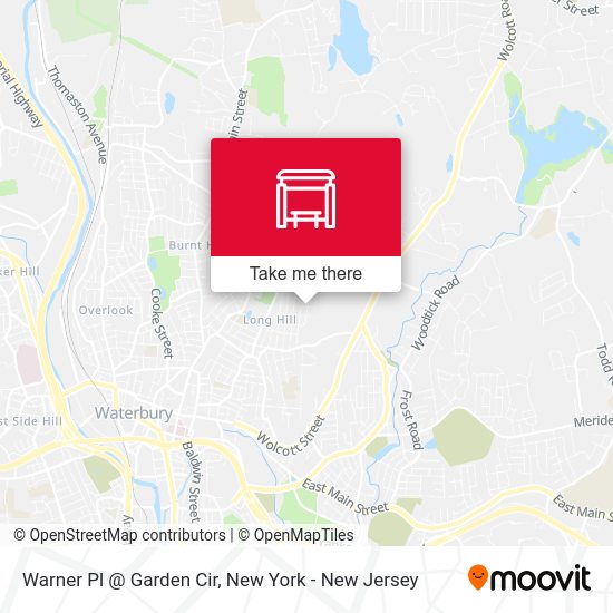 Mapa de Warner Pl @ Garden Cir