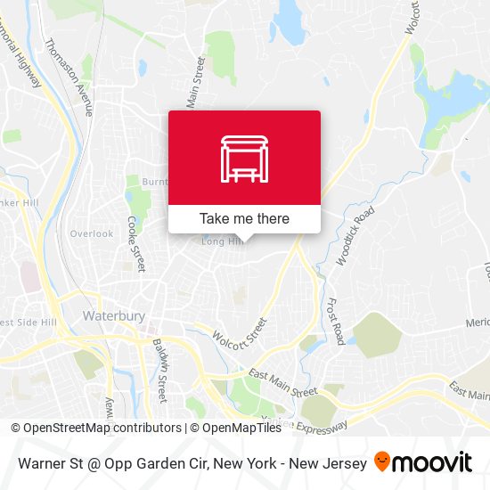 Mapa de Warner St @ Opp Garden Cir