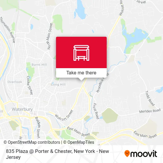 835 Plaza @ Porter & Chester map