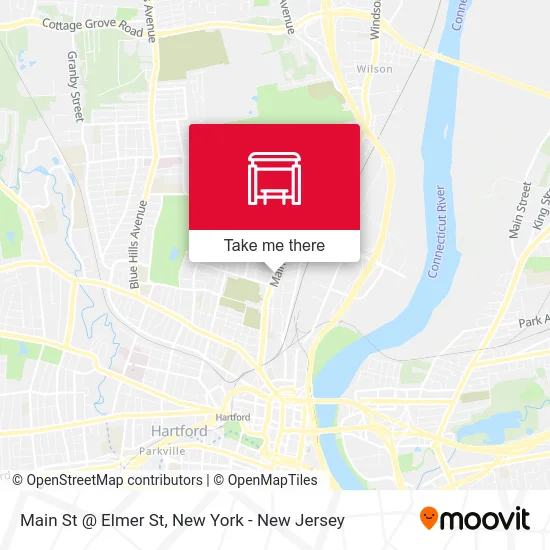 Main St @ Elmer St map