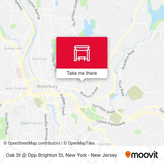 Oak St @ Opp Brighton St map