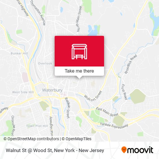 Mapa de Walnut St @ Wood St