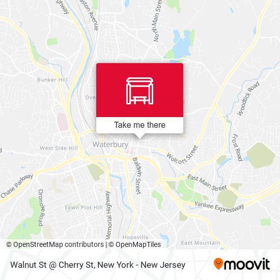 Mapa de Walnut St @ Cherry St