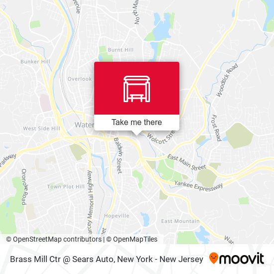 Mapa de Brass Mill Ctr @ Sears Auto