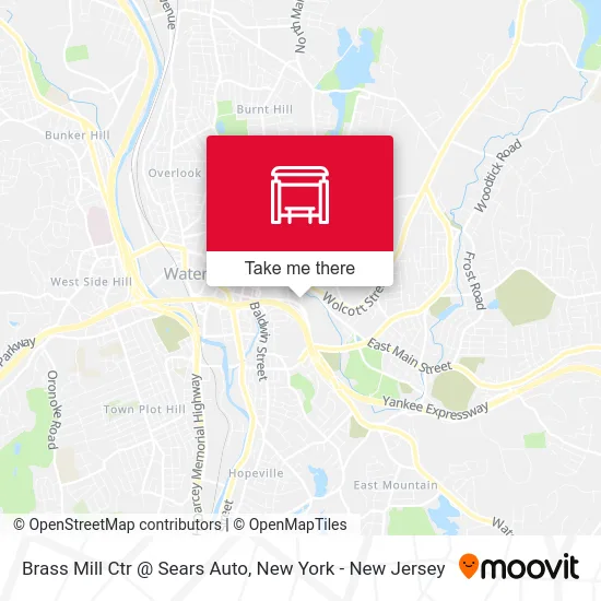 Brass Mill Ctr @ Sears Auto map