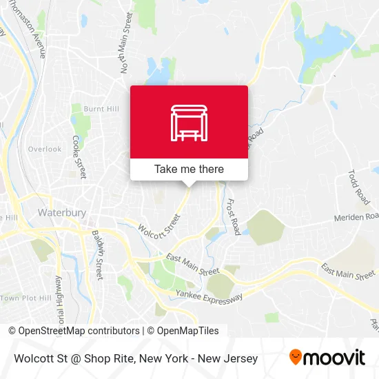 Wolcott St @ Shop Rite map